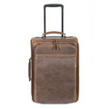 Lambskin Leather Wheeled Carry-On Luggage